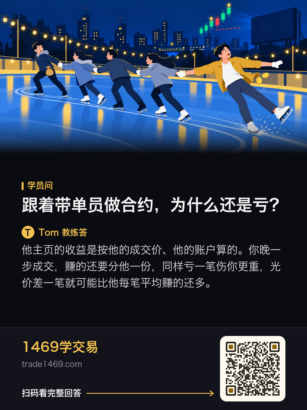 跟著帶單員做合約，為什麼還是虧？的分享圖，帶本篇二維碼