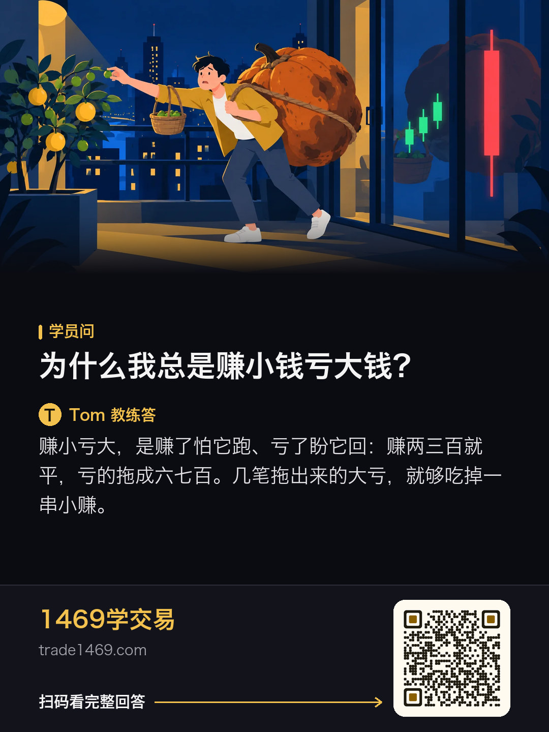 为什么我总是赚小钱亏大钱？的分享图，带本篇二维码